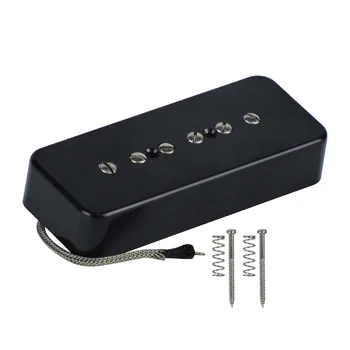 NEW 1PCS Vintage Alnico V Soap Bar P90 P 90 Pickup Black Electric Guitar Pickup Neck Metal Braided Wire For LP P-90
NEW 1PCS Vintage Alnico V Soap Bar P90 P 90 Pickup Black Electric Guitar Pickup Neck Metal Braided Wire For LP P-90