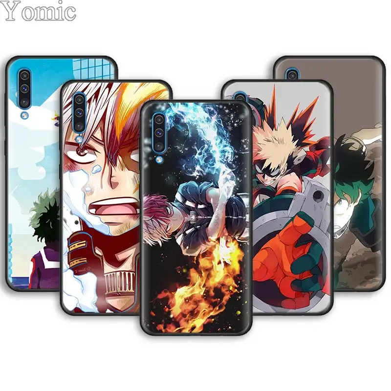 Boku no My Hero Academia Soft Phone Cases for Samsung Galaxy A6 A7 A8 Plus A9 A10 A20 A30 A40 A50 A70 M30 M20 Black Case Cover
Boku no My Hero Academia Soft Phone Cases for Samsung Galaxy A6 A7 A8 Plus A9 A10 A20 A30 A40 A50 A70 M30 M20 Black Case Cover