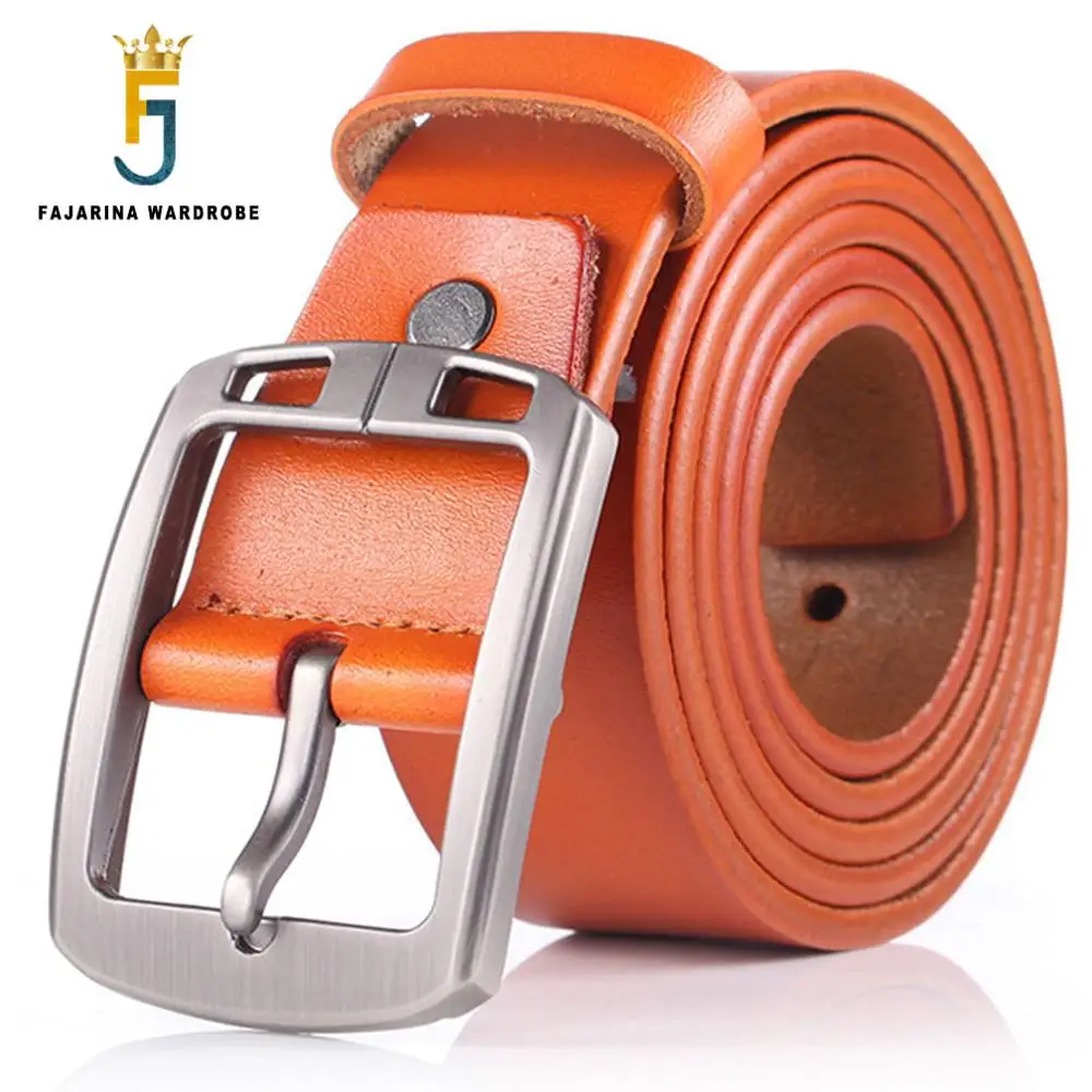 FAJARINA Fashion Design Alloy Buckle Metal Belt Casual Jeans Retro Styles Cowskin Leather Belt for Men Freeshipping N17FJ500
FAJARINA Fashion Design Alloy Buckle Metal Belt Casual Jeans Retro Styles Cowskin Leather Belt for Men Freeshipping N17FJ500