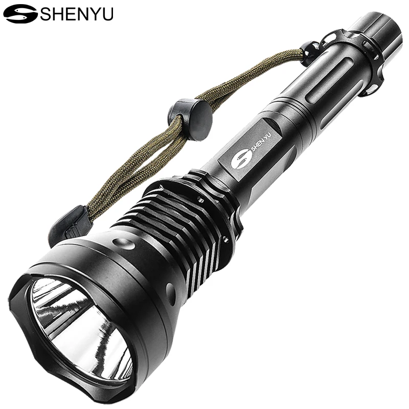 

SHNENYU 3600LM CREE XM-L T6 5 Modes LED Police Flashlight Torch Waterproof Tactical Flashlight lamp For 2x18650 Battery