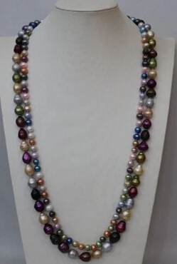 ddh003808 Multi-color Freshwater pearl Double Necklace 8mm&12x14mm 31&33" Alloy "handmade" 28% Discount (A0430)
ddh003808 Multi-color Freshwater pearl Double Necklace 8mm&12x14mm 31&33" Alloy "handmade" 28% Discount (A0430)