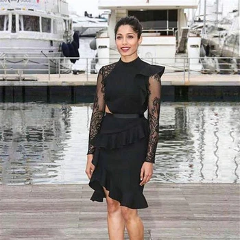 Self Portrait Dress Designer High Quality 2018 Women Spring Long Sleeve Ruffles Black Lace Mermaid Party Dresses Robe Femme
Self Portrait Dress Designer High Quality 2018 Women Spring Long Sleeve Ruffles Black Lace Mermaid Party Dresses Robe Femme