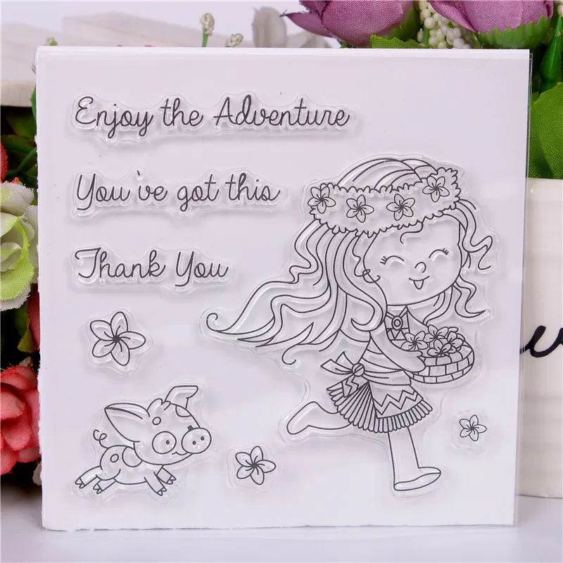 Girl pig Transparent Clear pattern Stamps for DIY Scrapbooking/Card Making/Kids Christmas Fun Decoration Supplies
Girl pig Transparent Clear pattern Stamps for DIY Scrapbooking/Card Making/Kids Christmas Fun Decoration Supplies