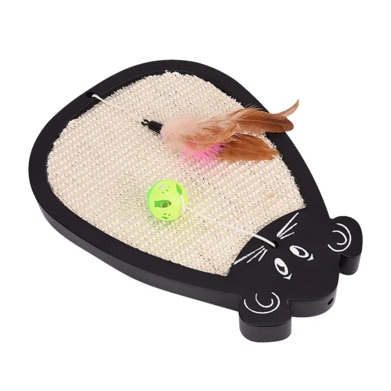 High Quality Sisal Cat Scratch Board Scratcher Kitten Scratching Grind Claws Post Pad Cat Interactive Teaser Toy With Bell Ball
High Quality Sisal Cat Scratch Board Scratcher Kitten Scratching Grind Claws Post Pad Cat Interactive Teaser Toy With Bell Ball