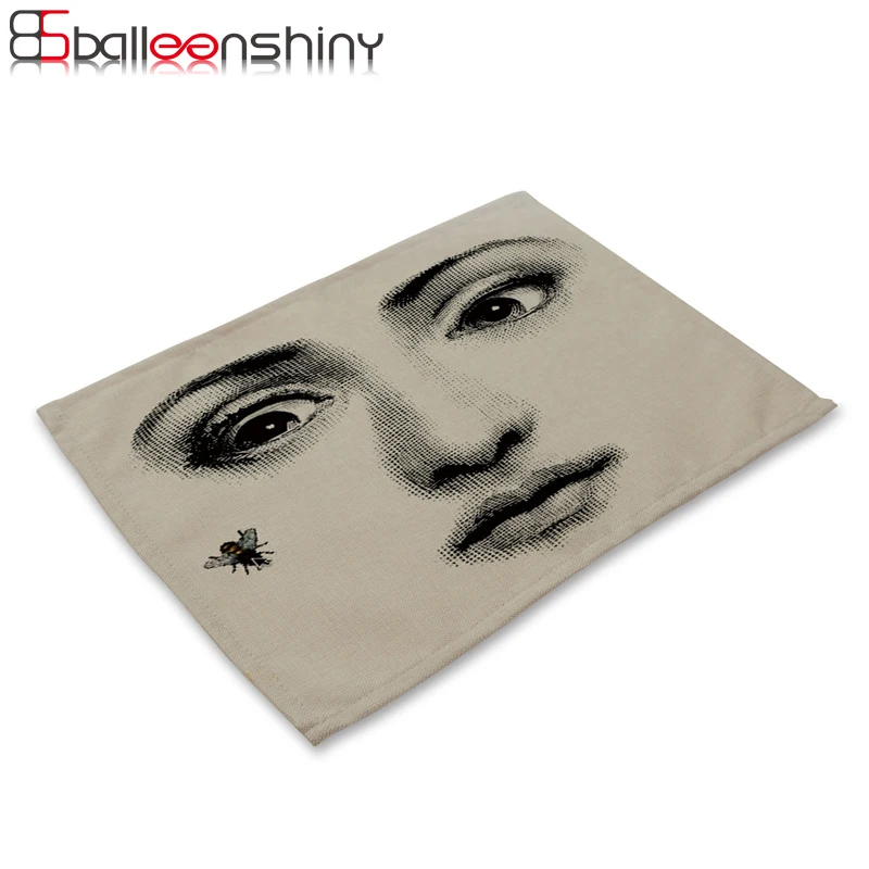 BalleenShiny Retro Cotton Linen Dining Table Mat Fornasetti Girl Bowl Coasters Coffee Tea Mats TableMat Table Cloth Tableware
BalleenShiny Retro Cotton Linen Dining Table Mat Fornasetti Girl Bowl Coasters Coffee Tea Mats TableMat Table Cloth Tableware