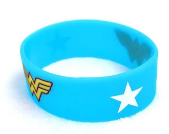 New popular Wonder Woman logo Sport Silicone Bracelet Men Lady Thin Wristband Jewelry 50pcs
New popular Wonder Woman logo Sport Silicone Bracelet Men Lady Thin Wristband Jewelry 50pcs