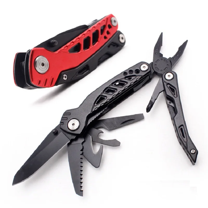 Multitool Outdoor Knife Tool with Pocket Stainless Steel Pliers Knife Saw Survival Folding Knife for EDC Camping
Multitool Outdoor Knife Tool with Pocket Stainless Steel Pliers Knife Saw Survival Folding Knife for EDC Camping