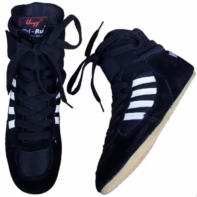 ALDOMOUR Leather Men Wrestling Shoes High Boxing Shoes Rubber Outsole Breathable Pro Wrestling Gear For Men And Women
ALDOMOUR Leather Men Wrestling Shoes High Boxing Shoes Rubber Outsole Breathable Pro Wrestling Gear For Men And Women