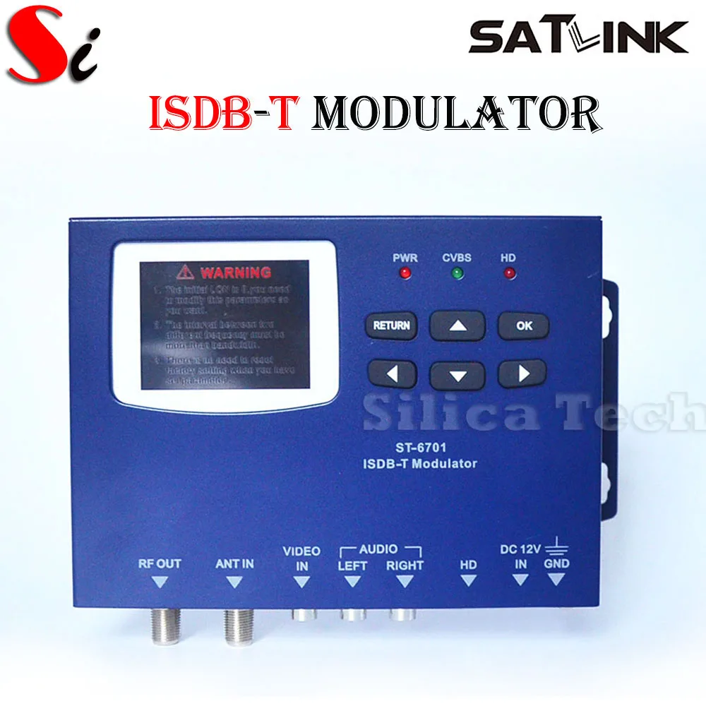 Original Satlink ST-6701 ISDB-T modulator AV/ HDMI 1 Route, ISDB-T receiver signal source
Original Satlink ST-6701 ISDB-T modulator AV/ HDMI 1 Route, ISDB-T receiver signal source