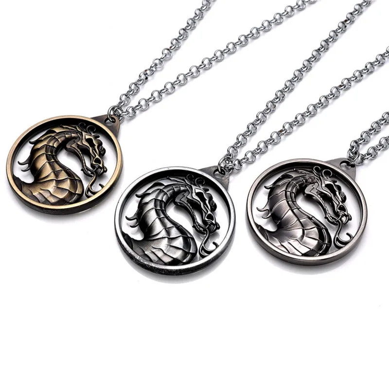 New Special Offer New Listing Mortal Kombat Fighting Game Logo Pendant Necklace Action Figures Trendy Female Game Player Gift
New Special Offer New Listing Mortal Kombat Fighting Game Logo Pendant Necklace Action Figures Trendy Female Game Player Gift
