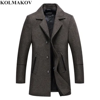 KOLMAKOV Men's Clothing 2018 New Arrive Mens Woolen Coats Top Designer Jackets Male M-3XL Autumn Wool Fabric Overcoats for Men
KOLMAKOV Men's Clothing 2018 New Arrive Mens Woolen Coats Top Designer Jackets Male M-3XL Autumn Wool Fabric Overcoats for Men