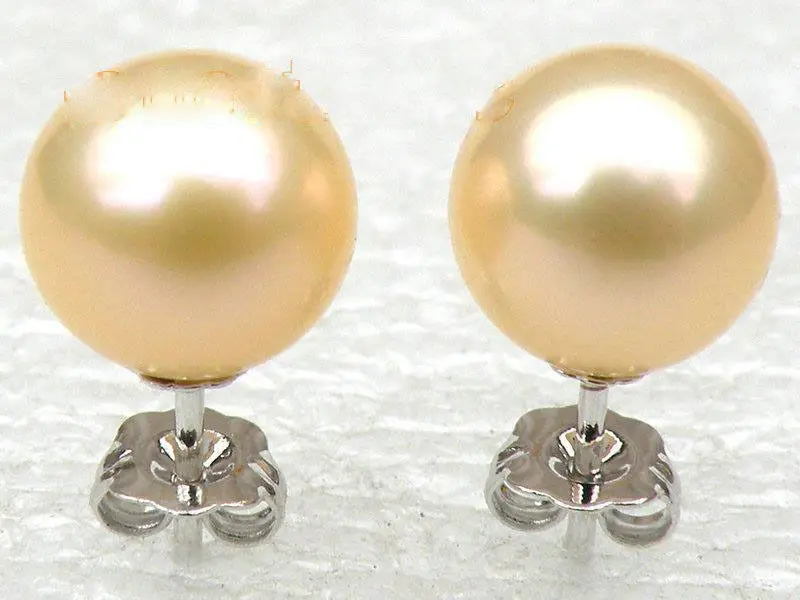 white Natural AAA++ 8-9mm perfect round golden pink akoya stud pearl earring
white Natural AAA++ 8-9mm perfect round golden pink akoya stud pearl earring