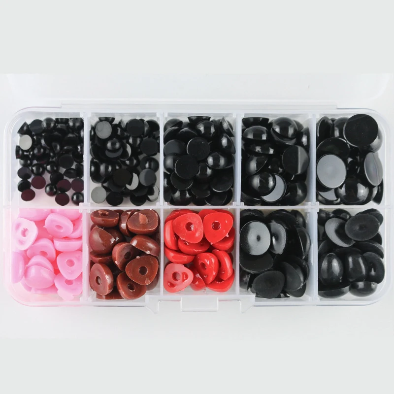 330pcs Round Flat Black Eyes Triangle Nose Plastic Eyes for Dolls Making Toys Teddy Bear Dolls Eyes Amigurumi Making Accessories
330pcs Round Flat Black Eyes Triangle Nose Plastic Eyes for Dolls Making Toys Teddy Bear Dolls Eyes Amigurumi Making Accessories