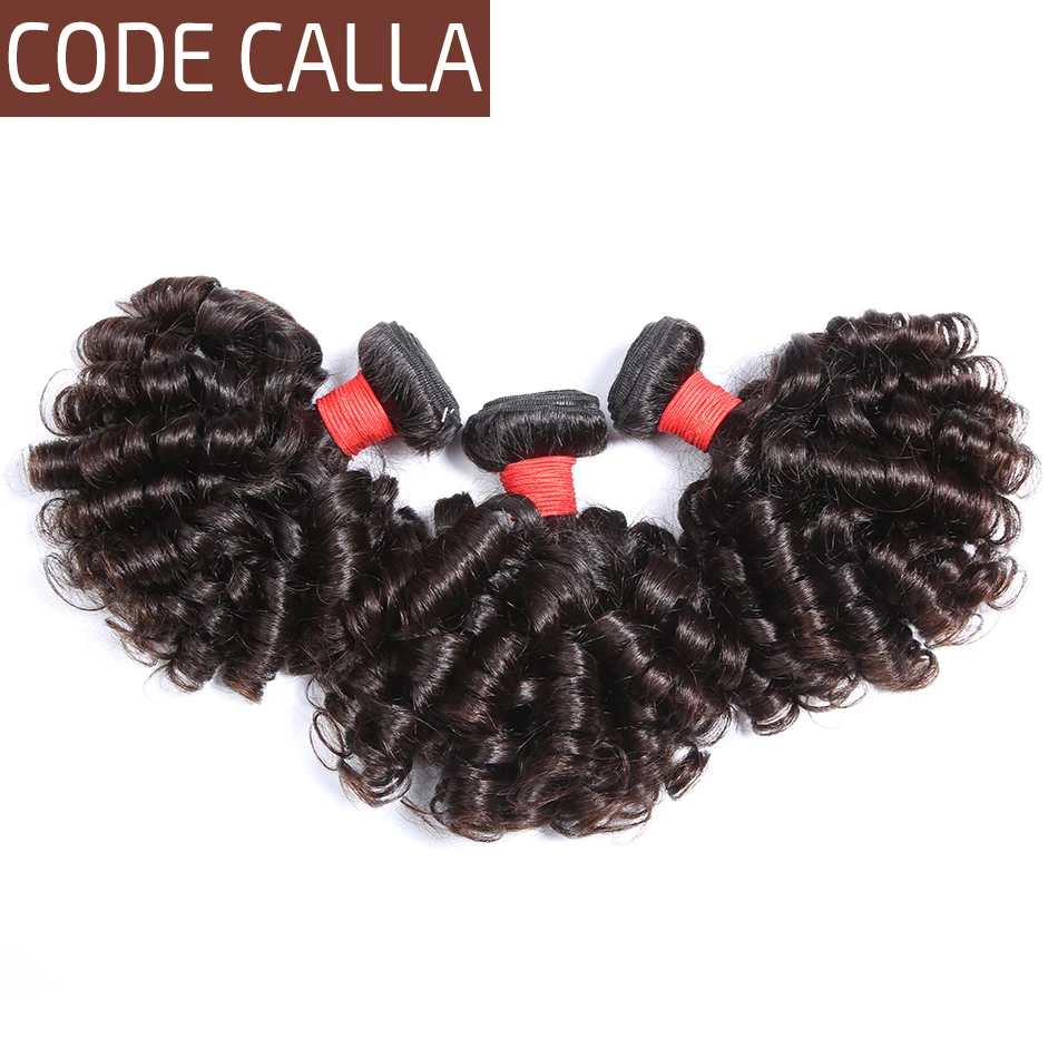 Code Calla Unprocessed 100% Peruvian Human Hair Bouncy Curly 3/4 Bundles Pre-colored Raw Virgin Human Hair Weave Extensions
Code Calla Unprocessed 100% Peruvian Human Hair Bouncy Curly 3/4 Bundles Pre-colored Raw Virgin Human Hair Weave Extensions