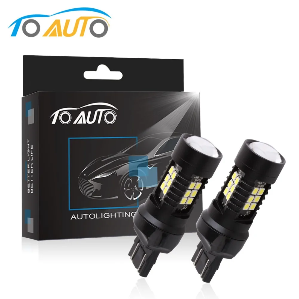 2pcs T20 W21W LED W21/5W LED WY21W 7440 7443 LED Bulb T25 3157 3156 p27/7w 1200Lm Car Brake Reverse Light Auto Lamp Turn Signal
2pcs T20 W21W LED W21/5W LED WY21W 7440 7443 LED Bulb T25 3157 3156 p27/7w 1200Lm Car Brake Reverse Light Auto Lamp Turn Signal