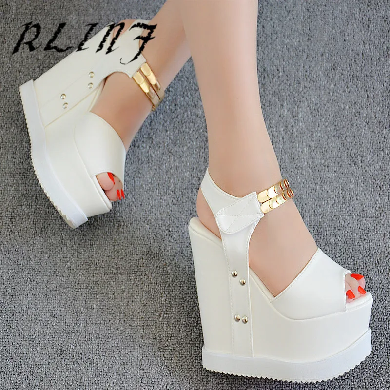 RLINF New Fashion Fish Mouth High Heel 15CM Wedge with Muffin Thick Platform Waterproof Platform Increased Women's Shoes
RLINF New Fashion Fish Mouth High Heel 15CM Wedge with Muffin Thick Platform Waterproof Platform Increased Women's Shoes