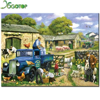 YOGOTOP Diamond Embroidery DIY Diamond Painting Cross Stitch Kits Farm landscape Full Diamond Mosaic Patchwork Needlewok VD617
YOGOTOP Diamond Embroidery DIY Diamond Painting Cross Stitch Kits Farm landscape Full Diamond Mosaic Patchwork Needlewok VD617