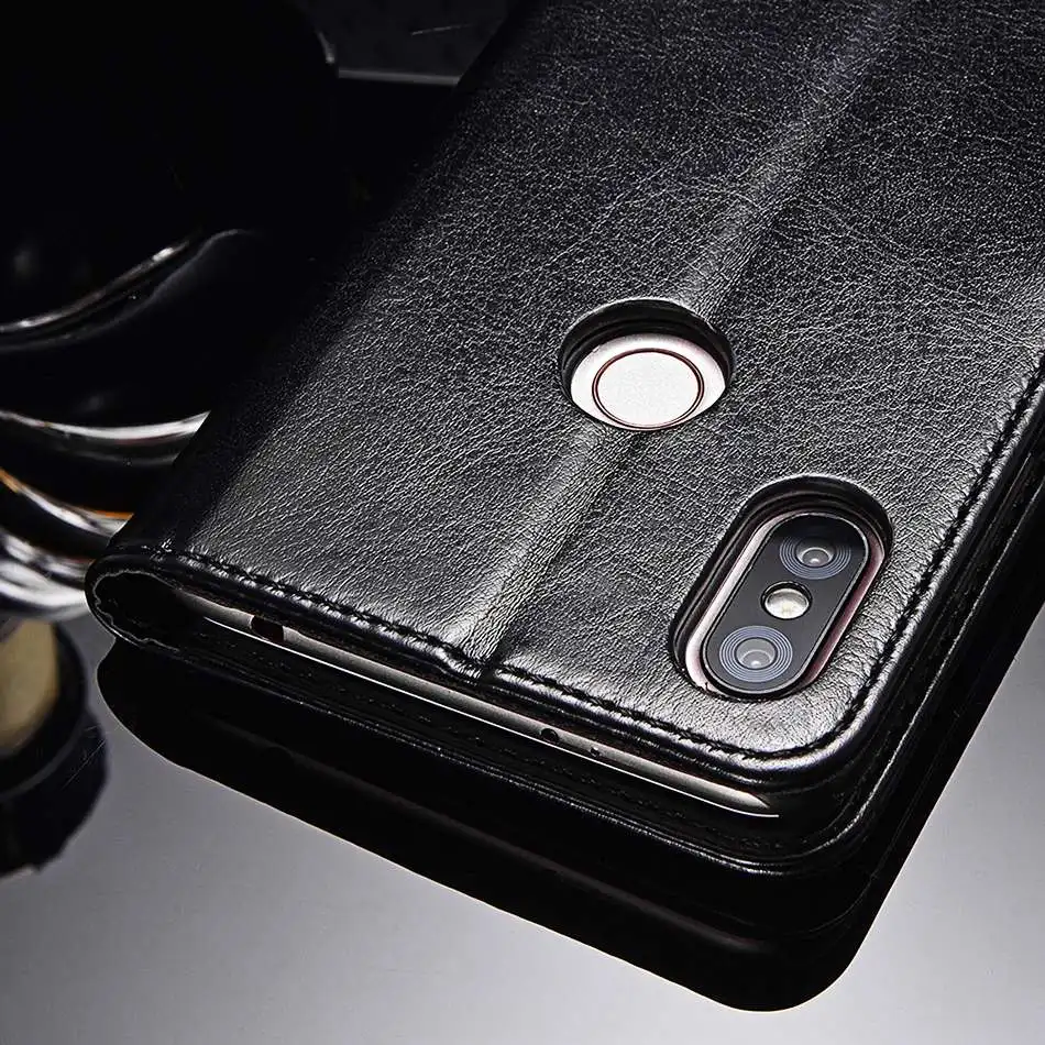 TOMKAS Case For Xiaomi Redmi S2 Case Wallet PU Cases Business Luxury For Xiaomi Redmi S2 Coque Vintage Back cover