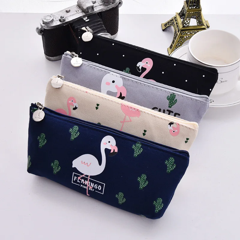 Flamingo school pencil case canvas pencil case Cartoon material escolar school supplies estuche escolar pencilcase pencil box
Flamingo school pencil case canvas pencil case Cartoon material escolar school supplies estuche escolar pencilcase pencil box