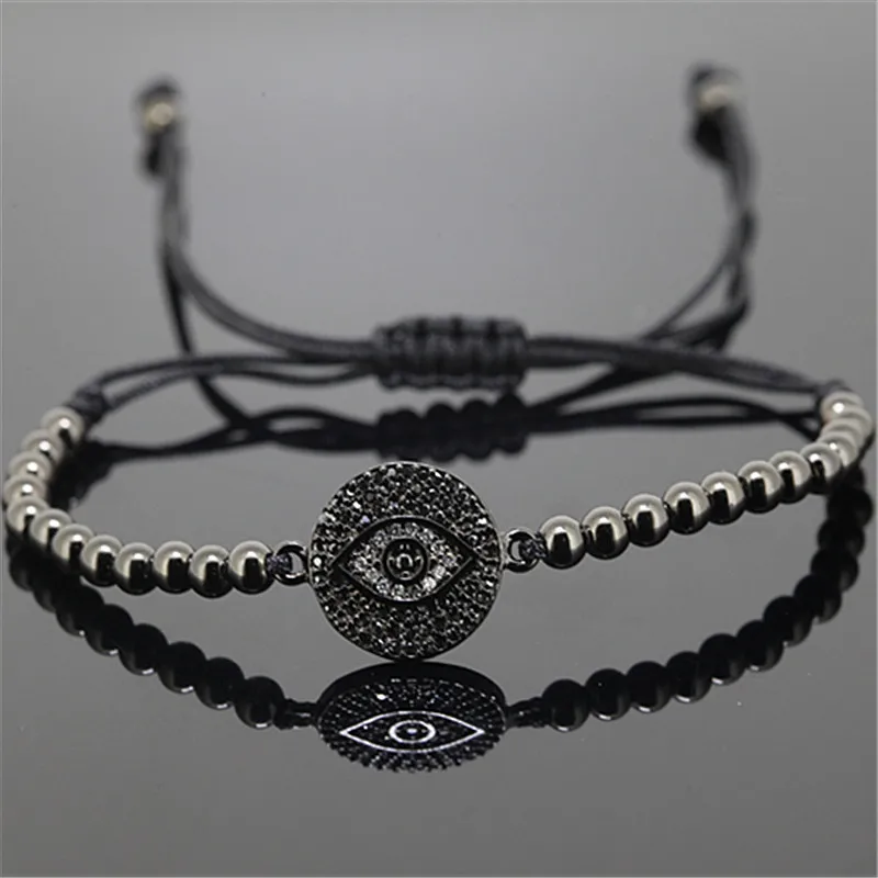 1pc Fashion Anil Arjandas Men Bracelet Charm Pave CZ Evil Eye Connector Braiding Men Macrame Bracelet A-0113
1pc Fashion Anil Arjandas Men Bracelet Charm Pave CZ Evil Eye Connector Braiding Men Macrame Bracelet A-0113