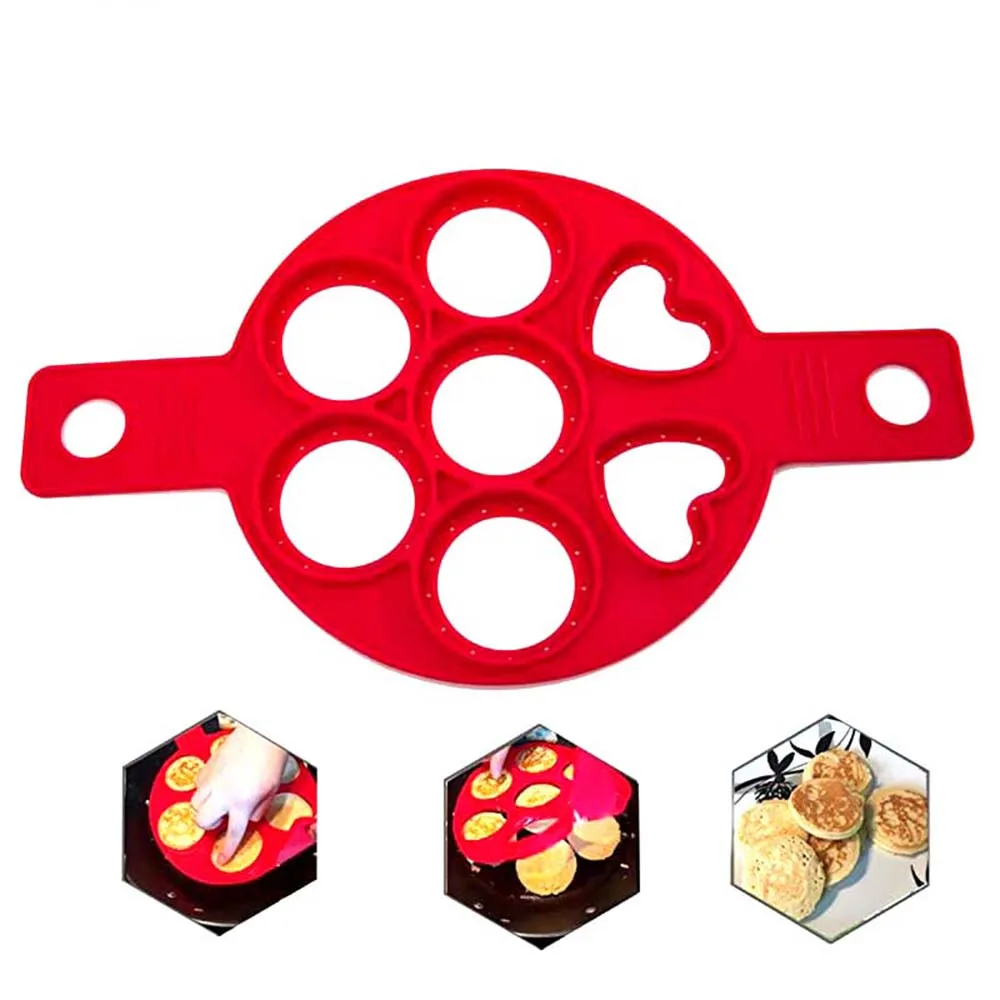 Pancake Maker Nonstick Cooking Tool Round Heart Pancake Maker Egg Cooker Pan Flip Eggs Mold Kitchen Baking Accessories
Pancake Maker Nonstick Cooking Tool Round Heart Pancake Maker Egg Cooker Pan Flip Eggs Mold Kitchen Baking Accessories