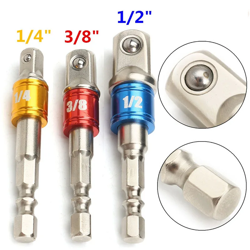 YEODA 3PC/Set Colour Hexagonal Screw Driver Wind Approval Replace Rod 1/2 Square 3/8 Sleeve 1/4 Motor-Driven Screwdriver Use
YEODA 3PC/Set Colour Hexagonal Screw Driver Wind Approval Replace Rod 1/2 Square 3/8 Sleeve 1/4 Motor-Driven Screwdriver Use
