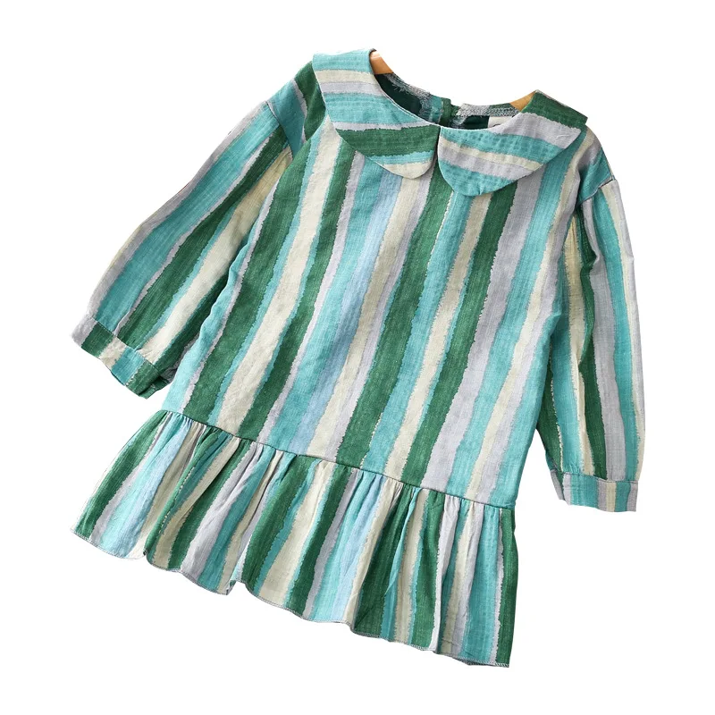 Mihkalev Cotton kids dresses for girls stripe princess dress 2019 children spring clothes baby girl A-line costume
Mihkalev Cotton kids dresses for girls stripe princess dress 2019 children spring clothes baby girl A-line costume