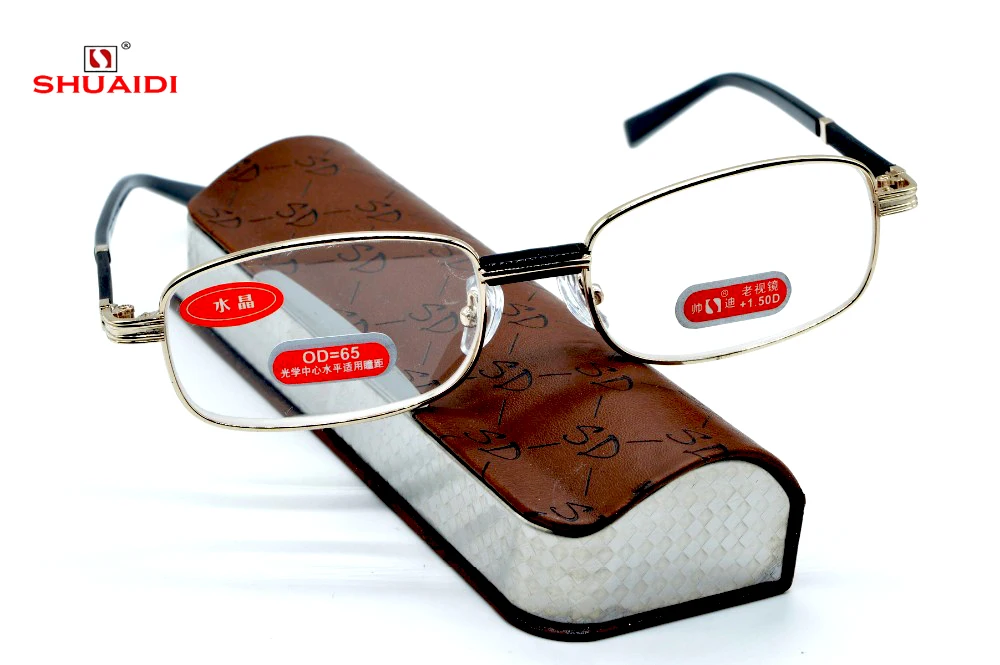 Leesbril Shuaidi Natrual Crystal Men High Class Antireflective Coated Titanium Reading Glasses+1.0 +1.5 +2.0 +2.5 +3.0 +3.5+4.0
Leesbril Shuaidi Natrual Crystal Men High Class Antireflective Coated Titanium Reading Glasses+1.0 +1.5 +2.0 +2.5 +3.0 +3.5+4.0