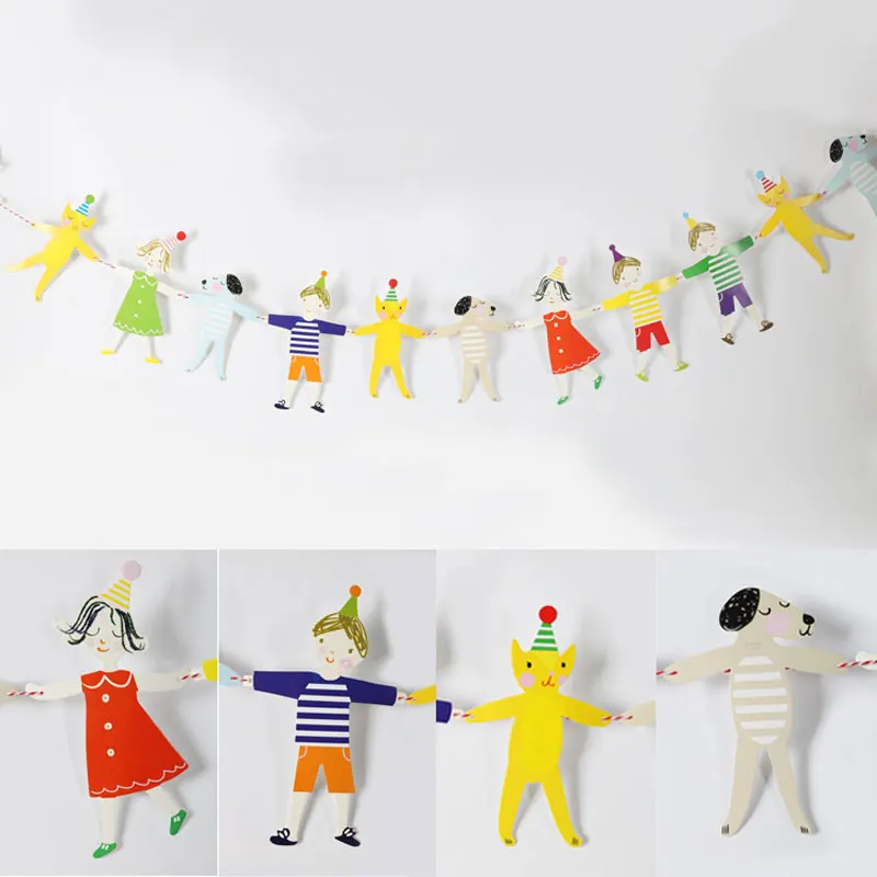 Friendly Children and Animal Hand In Hand Banner Paper Kids Birthday Party Supplies Garland for Children Room Decorations
Friendly Children and Animal Hand In Hand Banner Paper Kids Birthday Party Supplies Garland for Children Room Decorations