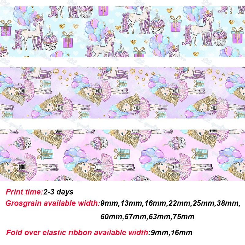 New design unicorn ribbons Diy Hairbow headwear printed grosgrain ribbon gift decoration ribbon unicorn party accessorie50 yards
New design unicorn ribbons Diy Hairbow headwear printed grosgrain ribbon gift decoration ribbon unicorn party accessorie50 yards