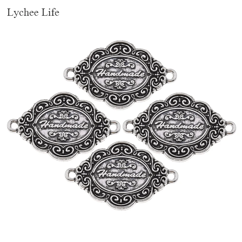 Lychee Life Personality 50pcs Metal Handmade Labels For Garment DIY Apparel Cloth Tags Decoration Accessories
Lychee Life Personality 50pcs Metal Handmade Labels For Garment DIY Apparel Cloth Tags Decoration Accessories