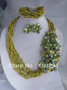 1121 Amazing!!! freshwater pearl beads necklace sets Necklace Bracelet Earring Set
1121 Amazing!!! freshwater pearl beads necklace sets Necklace Bracelet Earring Set