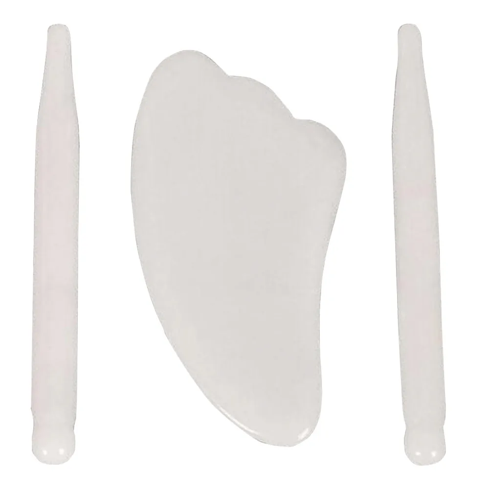 Feng Shui Natural White Jade Acupoint Scraping Three-Piece Eye Acupoint Massage W3452
Feng Shui Natural White Jade Acupoint Scraping Three-Piece Eye Acupoint Massage W3452