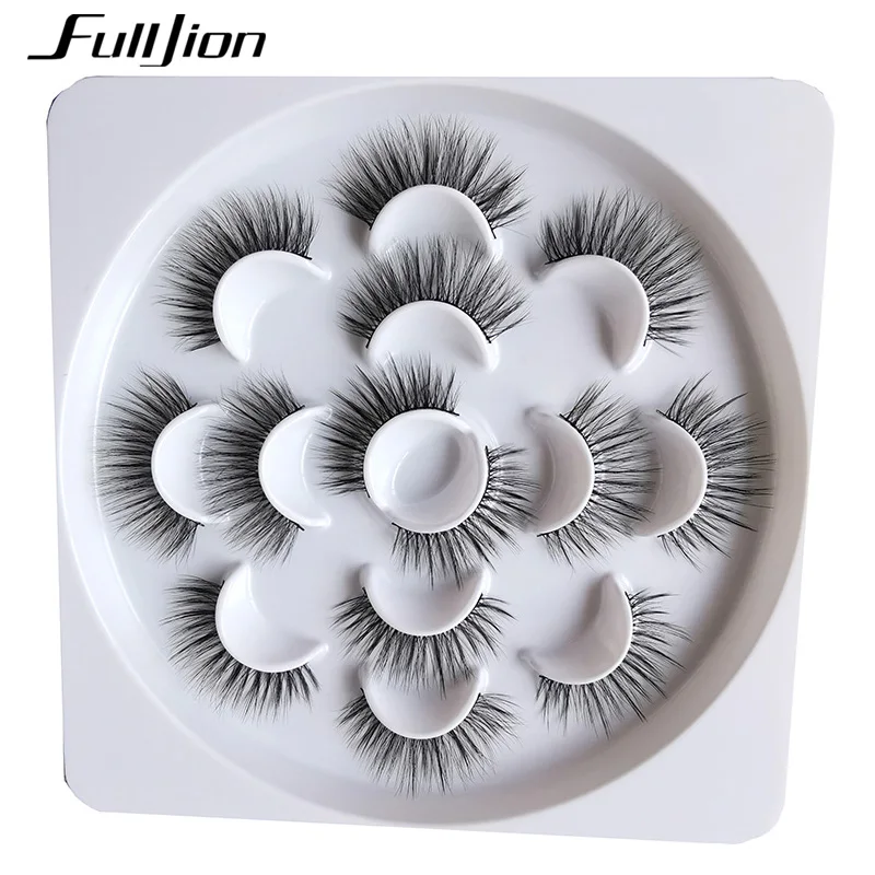 Fulljion 7 Pairs 3D Mink Lashes Extension Makeup Full Strip False Eyelashes Fake Natural Long Cross Volume Soft Maquiagem Cilios
Fulljion 7 Pairs 3D Mink Lashes Extension Makeup Full Strip False Eyelashes Fake Natural Long Cross Volume Soft Maquiagem Cilios