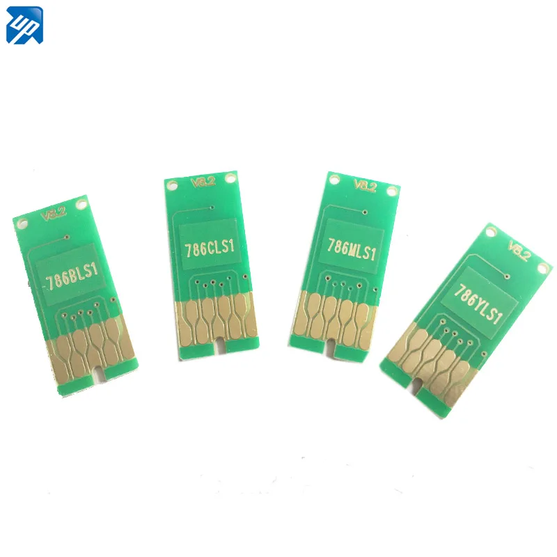 Фото 786 786XL one time chip for EPSON WF-4630 WF-4640 WF-5110 WF-5190 WF-5620 WF-5690 T7861 T7862 T7863 T7864 cartridges | Компьютеры и