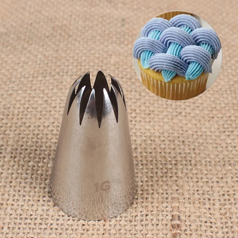 #1G Large Metal Cake Cream Decoration Tips Stainless Steel Icing Piping Nozzles Cupcake Pastry Tools
#1G Large Metal Cake Cream Decoration Tips Stainless Steel Icing Piping Nozzles Cupcake Pastry Tools