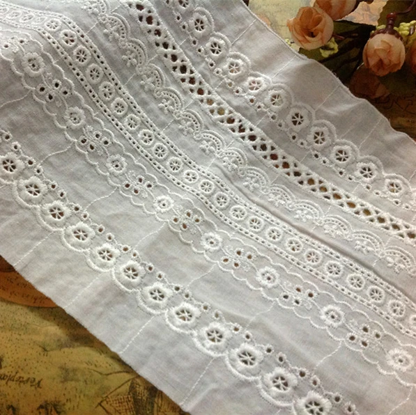 5 Yards / Pack DIY Handmade Accessories, Sewing Materials, Lace Width 15.5cm, White Pure Cotton Cloth, Embroidery Edge,RS1160
5 Yards / Pack DIY Handmade Accessories, Sewing Materials, Lace Width 15.5cm, White Pure Cotton Cloth, Embroidery Edge,RS1160