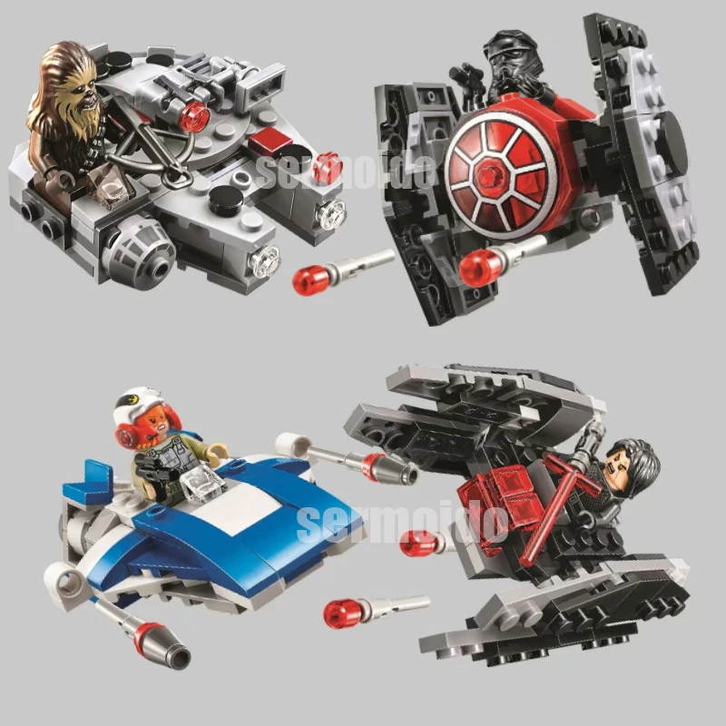 Legoings Star Wars X Wing Fighter Millennium Falcon Spaceship Microfighters Building Blocks Toys for Children
Legoings Star Wars X Wing Fighter Millennium Falcon Spaceship Microfighters Building Blocks Toys for Children
