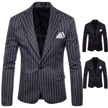 Blazer Men 2018 New Arrival Men's Englang Style Striped Suit Fashionable Men's Wedding Dres Svetement Homme 2018
Blazer Men 2018 New Arrival Men's Englang Style Striped Suit Fashionable Men's Wedding Dres Svetement Homme 2018