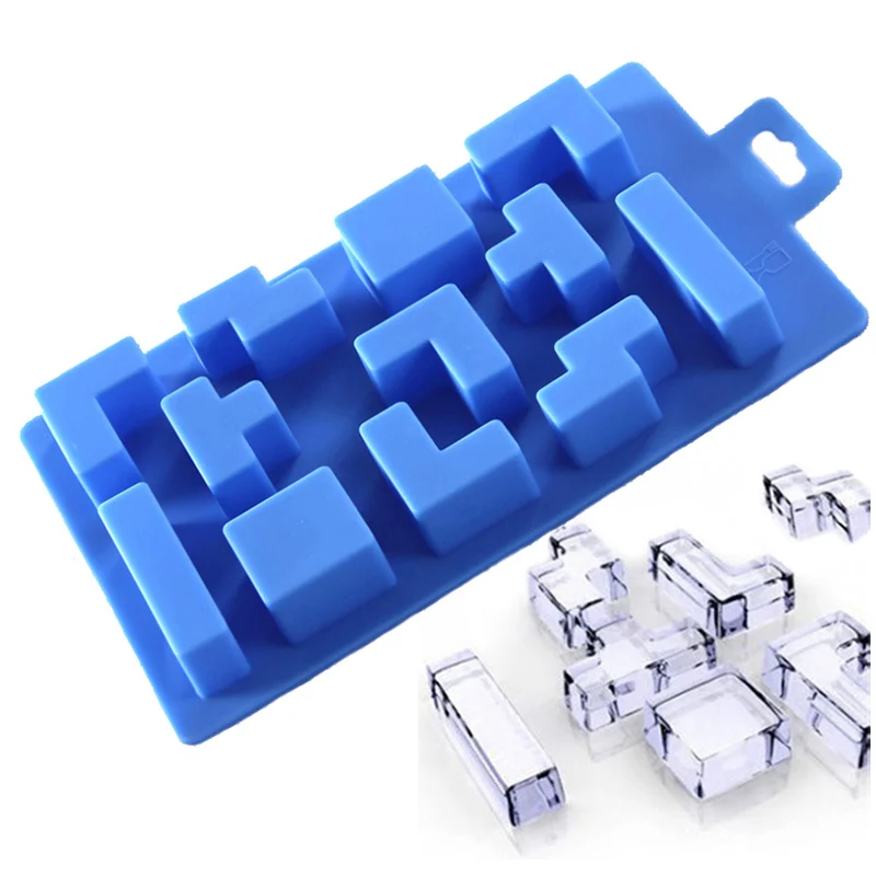 Reusable Tetris Bricks Silicone Ice Cube Tray Biscuit Chocolate Mold Bar Wine Ice Maker Mould Styling Kitchen DIY Baking Tools
Reusable Tetris Bricks Silicone Ice Cube Tray Biscuit Chocolate Mold Bar Wine Ice Maker Mould Styling Kitchen DIY Baking Tools