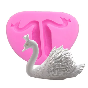 990 New Arrival Design 3D The Shape Of A Swan Silicone Mold Chocolate Fondant Cake Decorating Tools soap mold
990 New Arrival Design 3D The Shape Of A Swan Silicone Mold Chocolate Fondant Cake Decorating Tools soap mold
