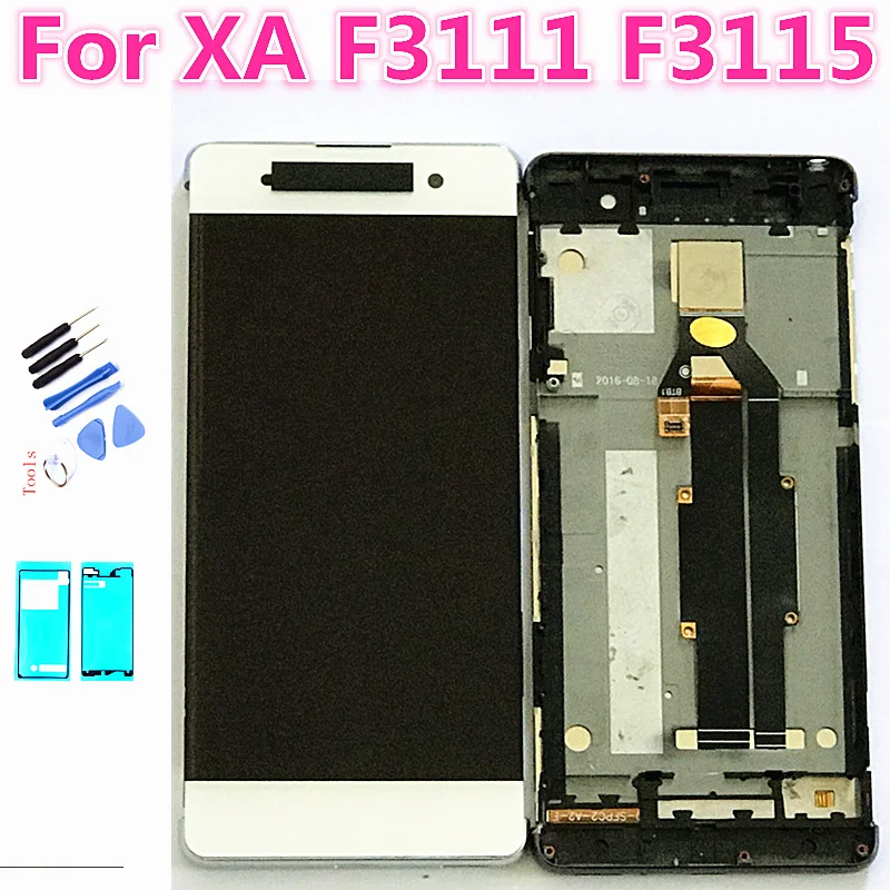 For Sony Xperia XA LCD Display Touch Screen Digitizer Assembly With Frame F3111 F3113 F3115 Replacement For 5.0" SONY XA screen
For Sony Xperia XA LCD Display Touch Screen Digitizer Assembly With Frame F3111 F3113 F3115 Replacement For 5.0" SONY XA screen