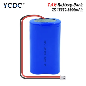 7.4V 3800mAh Rechargeable 2*18650 Cell Group Li-ion Battery Pack batteries power high discharge power bank With XH Plug
7.4V 3800mAh Rechargeable 2*18650 Cell Group Li-ion Battery Pack batteries power high discharge power bank With XH Plug