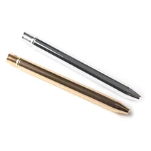 2 couleurs pliable or argent lèvres pinceau de maquillage stylo poignée en métal cosmétique Lipgloss rouge à lèvres brillant à lèvres brosse avec protéger(China)