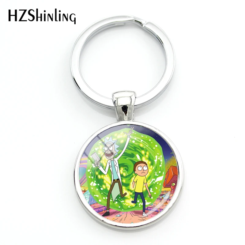 2018 Fashion Silver Metal Keyring Rick and Morty Keychain Cartoon Jewelry Glass Photo Keychains Handmade Key chains
2018 Fashion Silver Metal Keyring Rick and Morty Keychain Cartoon Jewelry Glass Photo Keychains Handmade Key chains