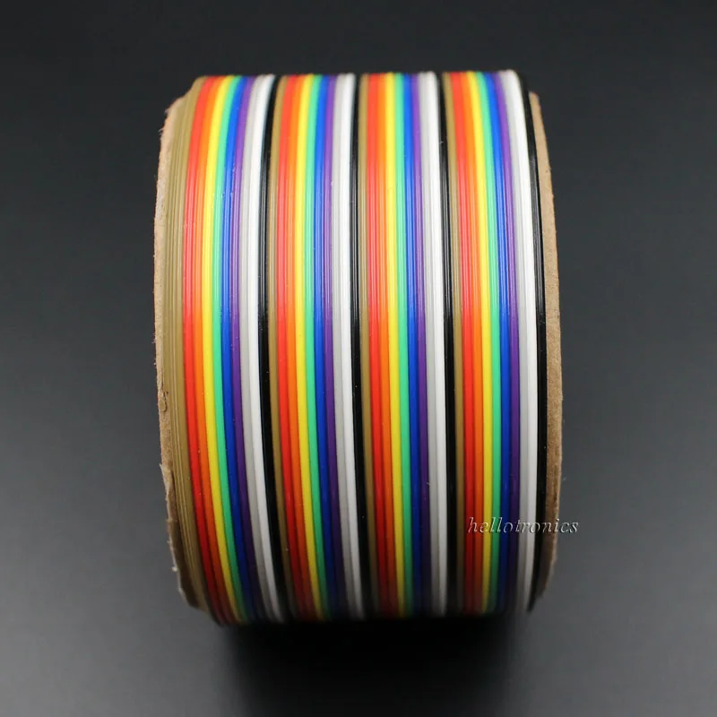 Hellotronics 5 Meters/Lot Premium Standard 1.27mm Pitch 40 Pins Flat Rainbow Ribbon Cable Wires
Hellotronics 5 Meters/Lot Premium Standard 1.27mm Pitch 40 Pins Flat Rainbow Ribbon Cable Wires