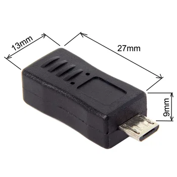 CYDZ 10pcs/lot Mini Size Micro USB 5Pin Male to Mini Female USB Data Charge Adapter for Tablet & Cell Phone
CYDZ 10pcs/lot Mini Size Micro USB 5Pin Male to Mini Female USB Data Charge Adapter for Tablet & Cell Phone