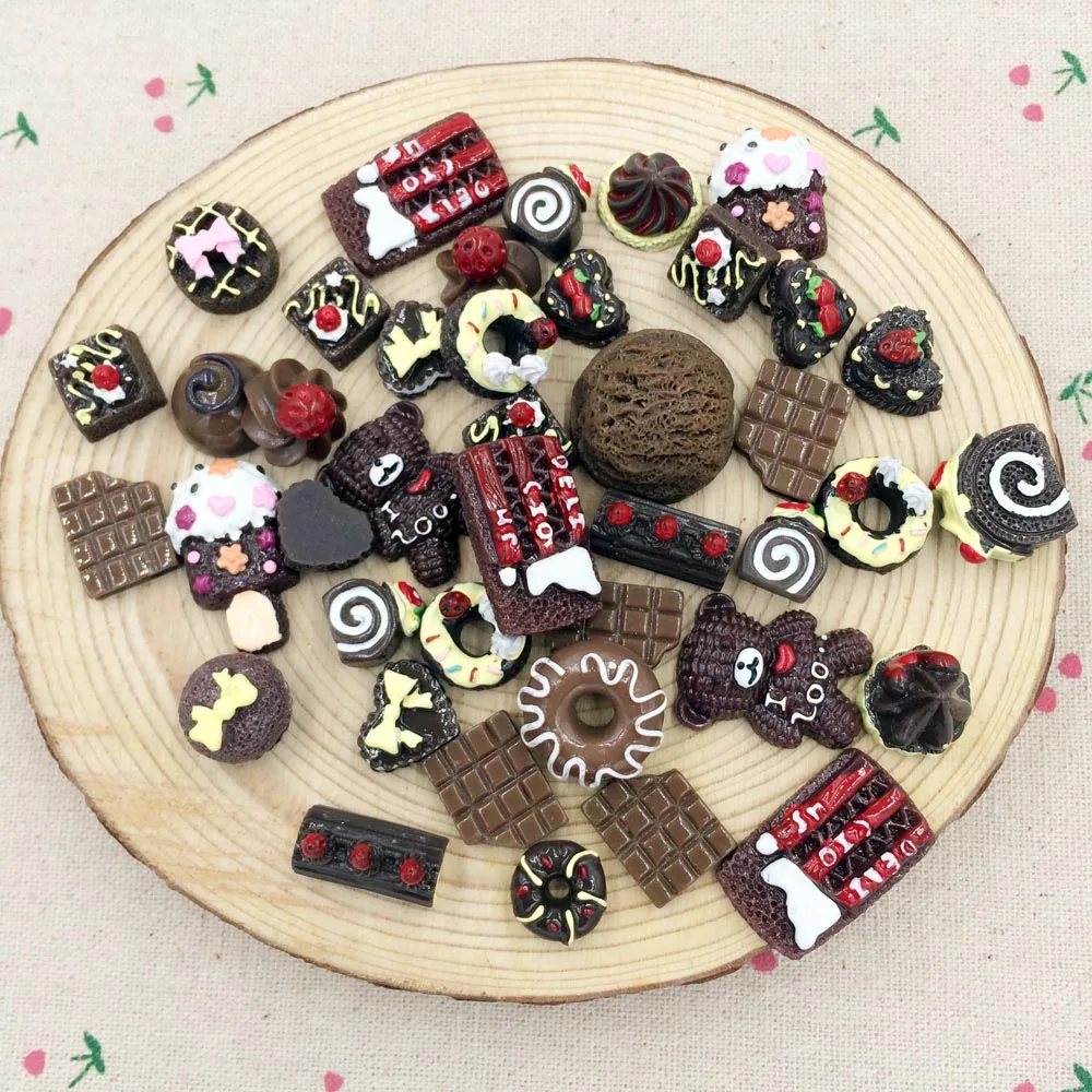 Random Mix 20Pcs Color Series DIY Miniature Artificial Fake Food Cake Flat Back Resin Cabochon Decorative Craft Doll House Toy
Random Mix 20Pcs Color Series DIY Miniature Artificial Fake Food Cake Flat Back Resin Cabochon Decorative Craft Doll House Toy