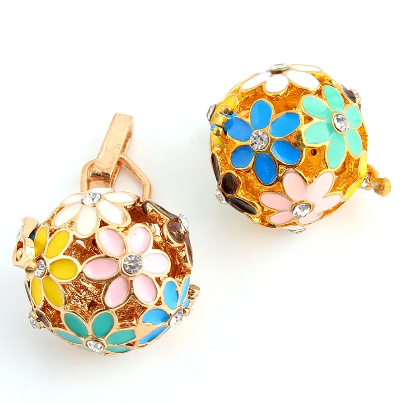 European Round Ball Baby Angel Pendant For Pregnant Women Enamel Flower Floating Locket Pendant
European Round Ball Baby Angel Pendant For Pregnant Women Enamel Flower Floating Locket Pendant