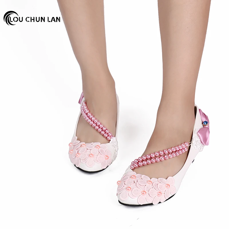 LOUCHUNLAN Woman Shoes Pumps Pearl Chain White/Pink/Purple Bow Wedding Shoes White 3cm/5cm Heel Fashion Elegant Woman Shoes
LOUCHUNLAN Woman Shoes Pumps Pearl Chain White/Pink/Purple Bow Wedding Shoes White 3cm/5cm Heel Fashion Elegant Woman Shoes